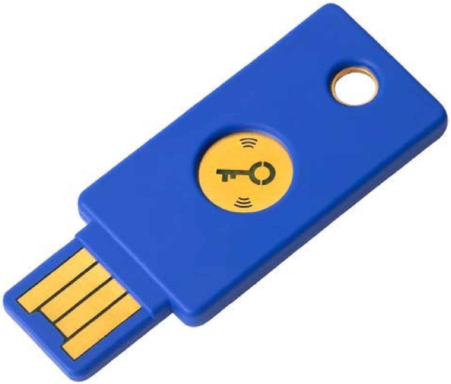 Yubico NFC-Schlüssel, blau, USB-A - Produktansicht von NOBLESC-OUTLET